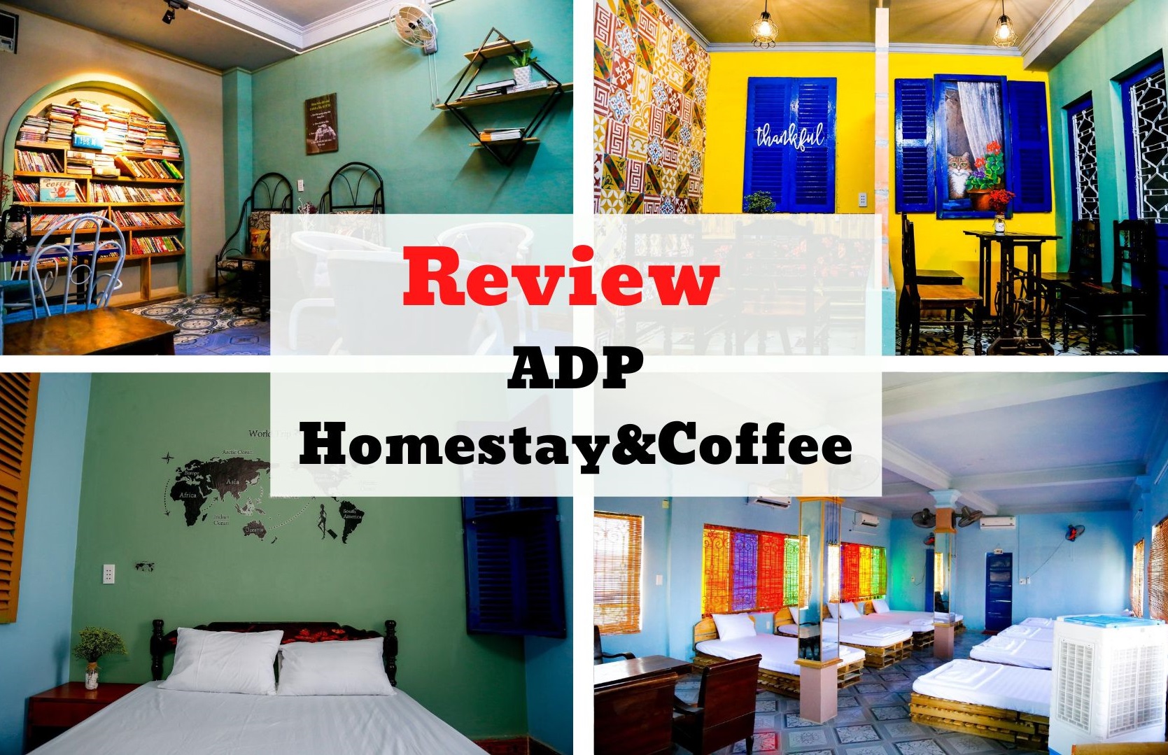 Review ADP Homestay&Coffee - Homestay 100 cửa sổ lá sách tại Quảng Bình